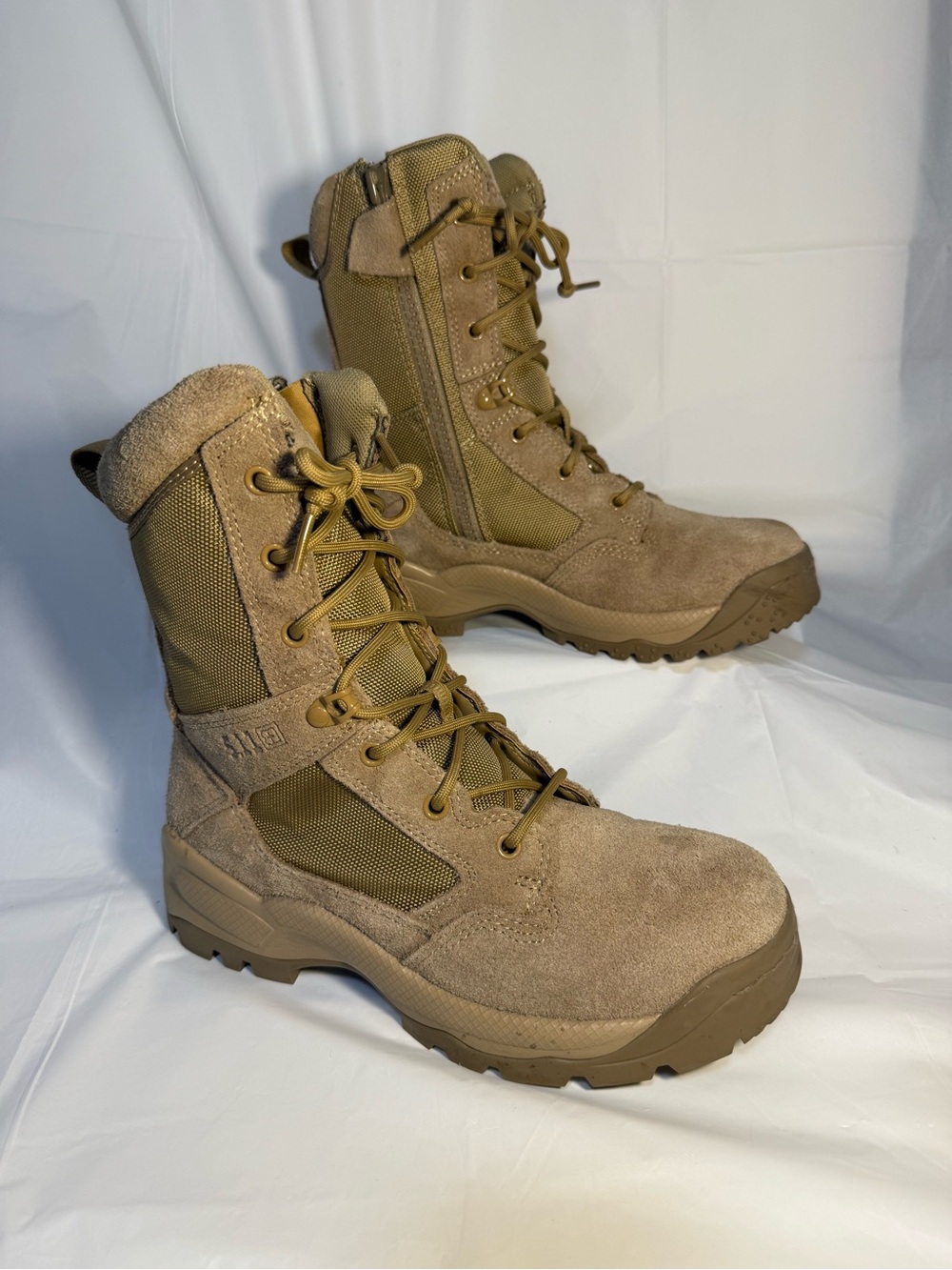 5.11 Tactical Women's Lace-Up Desert Boots in Coyote